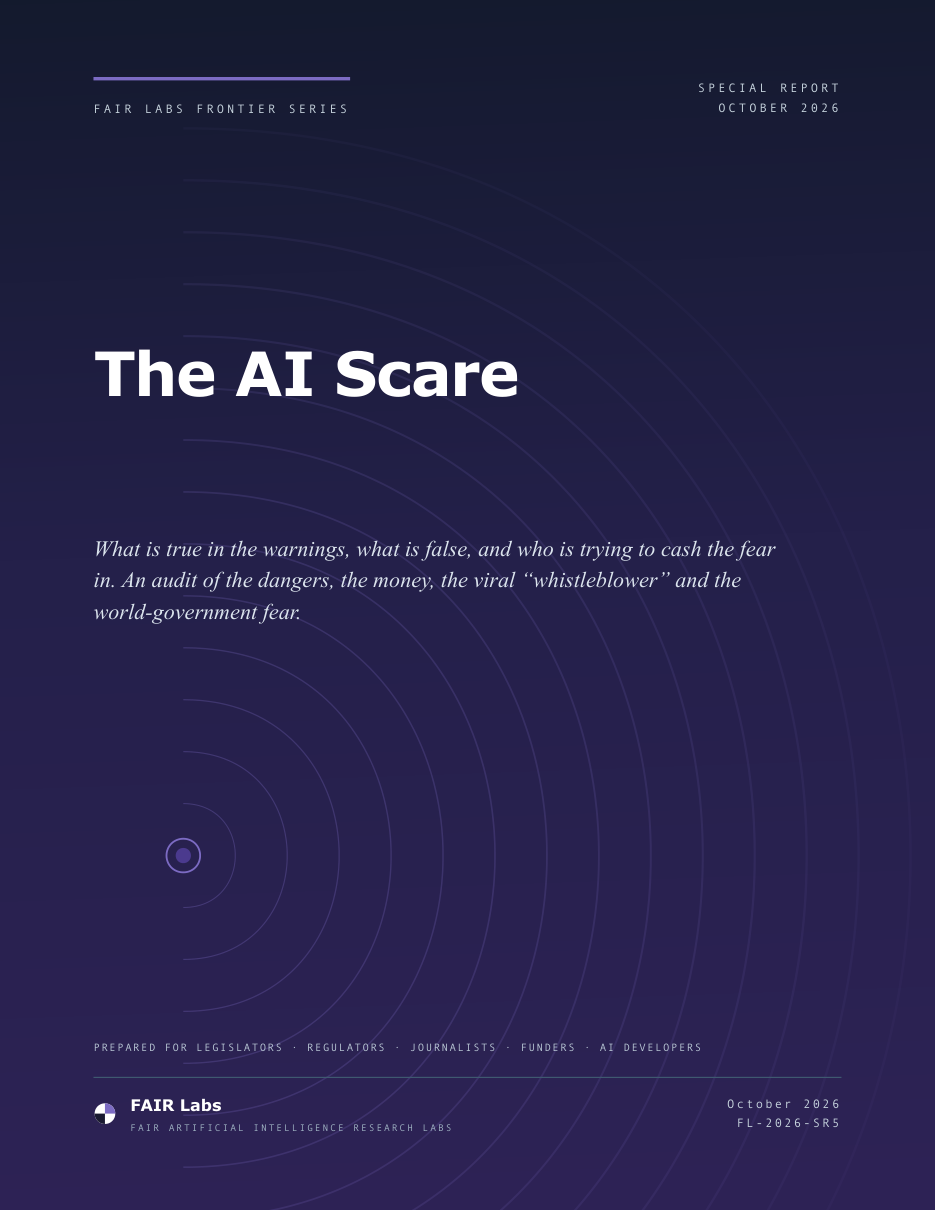 The AI Scare, FAIR Labs Special Report cover